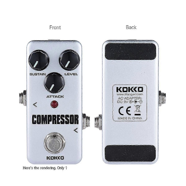Gitar Effektpedal Kompressor Fullt Analog Krets Gitar Kompressor Pedal For Gitar Tilbehør