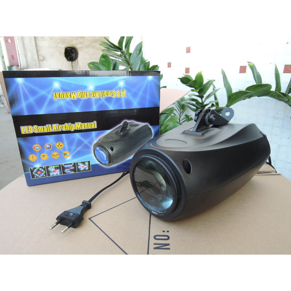 Scene Lampe RGBW 64 Led Bildeprojektor Liten Luftskip Lys Voic