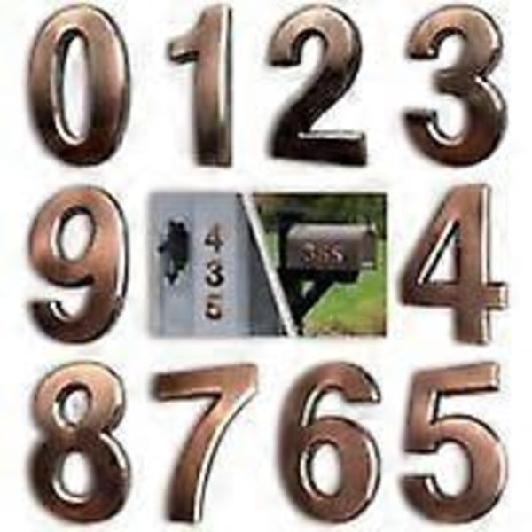10 kpl Talonumerokyltti Postilaatikon Numerot Itsekiinnittyvät Ovenumerot 0-9 Osoitenumerot Talonumerokilpi Hotellihuoneeseen
