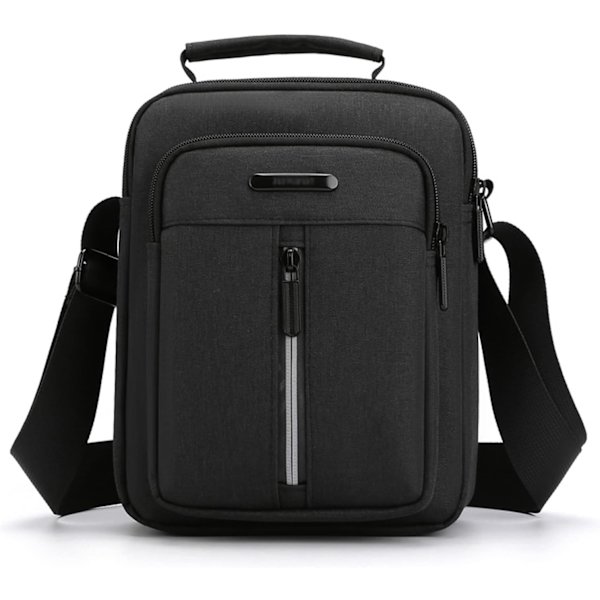 Svart - Liten Axelväska Män Axelväskor Satchel Axelväska