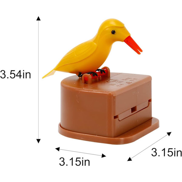 Fågel Tandpetare Dispenser Söt Hackspett Tandpetare Dispenser för