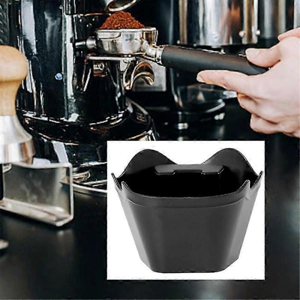 Espresso Knock Box Espresso Slagglåda Kaffeavfallsbehållare Halkfri Basbehållare Espressohink F