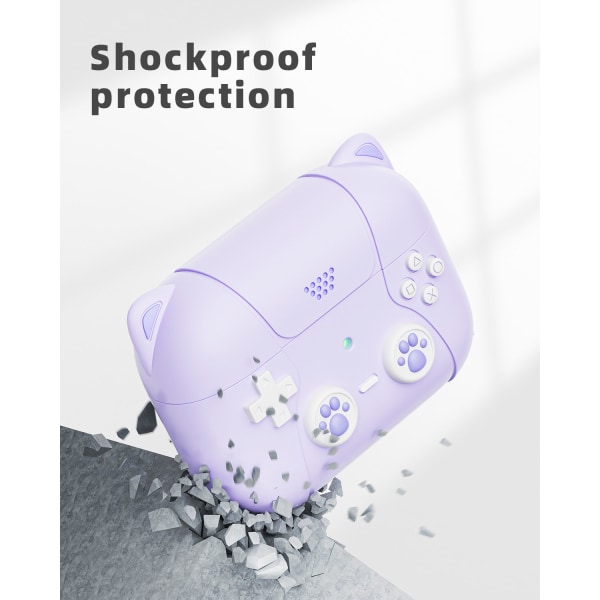 #Violetti kuulokkeiden suojakotelo Airpods pro2:lle#