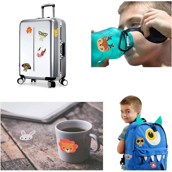 Diamantmålning Kit för Barn, 30 Stycken DIY Diamantmålning An