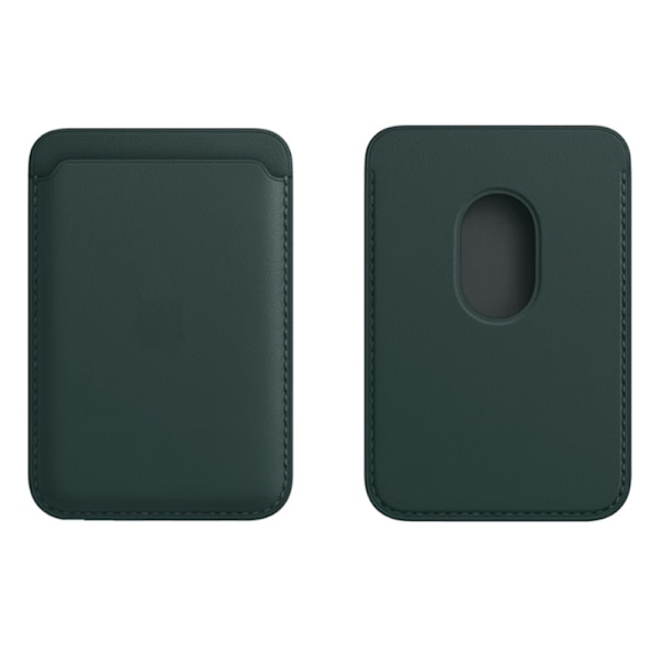 /#/Apple Nahkakorttikotelo MagSafella iPhonelle - Metsänvihreä/#/