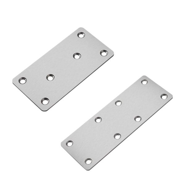 /#/1 x Flat Joining Plates (80 x 40 x 2) Connecting Perforated Meta/#/