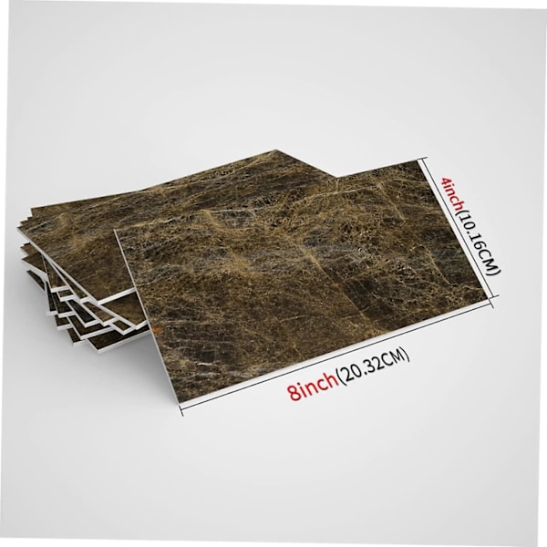 16 Stycken Skum Väggdekaler Självhäftande Kakel Backsplash Dekal Kök Kakel Backsplash Dekal Dekor Förtjocka Hayon 3d