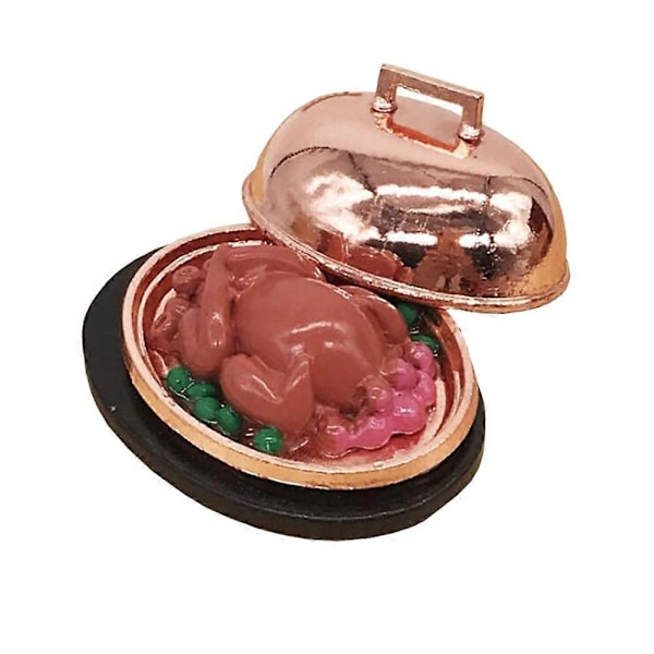 1 stk. Kalkunmodell Ornament Miniatyr Scene Dekor Borddekor Epitome for Barn