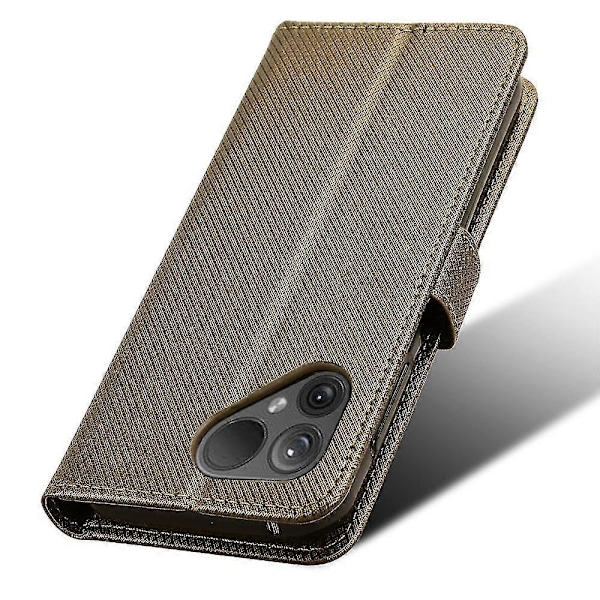Til Fairphone 5 Etui Diamanttekstur Stand Telefonpung Pu Læder Cover