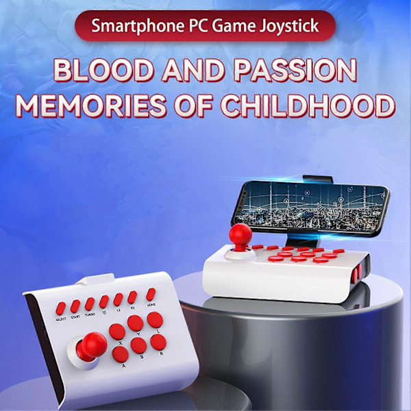 Spillkontroller Plug and Play Sensitiv Mobiltelefon Joystick Nettbrett Fighting Rocker Spillkomponent