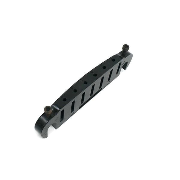 Justerbar Gitarrstall Liten Integrerad Stall Tailpiece för LP Stil Elgitarrdelar Svart