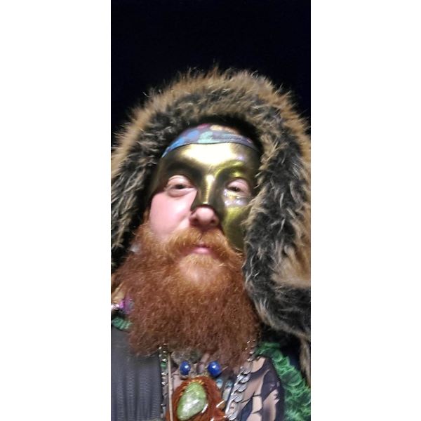 (svart) Vintage Maskeradmask Fantom Operan Enögd Hal