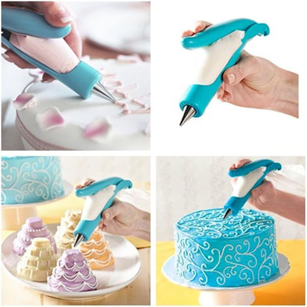 Konditor DIY Kakedekorasjonspenn Frosting Sprøytetips Dyser Pose Sug