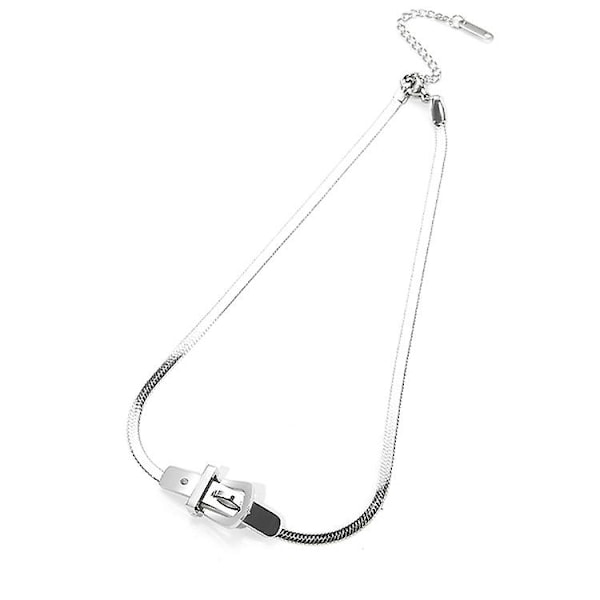 Choker-kjede Justerbare Delikate Belte Spenner Halskjeder for Kvinner Jenter Smykker Gaver