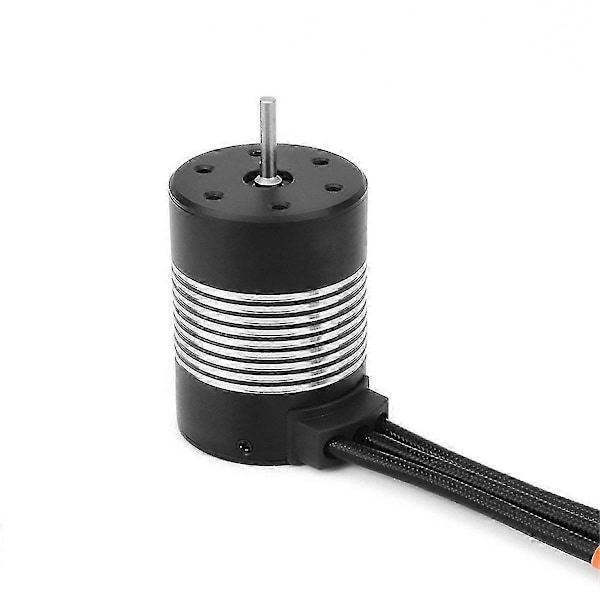 3665 2100KV Intern Rotation 4-polet Ikke-Induktiv Børsteløs Motor, 3,175 mm Aksel, til 1/14 1/12 RC Biler