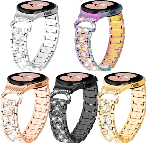20mm Rem kompatibel med Galaxy Watch 5/4 Blød Silikon Trykt