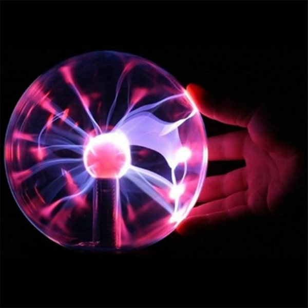 Plasma Ball Lys, 5 Tommer Berøringsfølsom Ball Ion Ball Lys Re