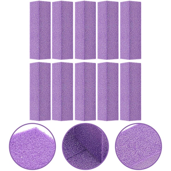 10 st Nagel Filar för Manikyr Pedikyr Svamp Nagel Filar Finger Nagel Filar Nagel Buffer Block