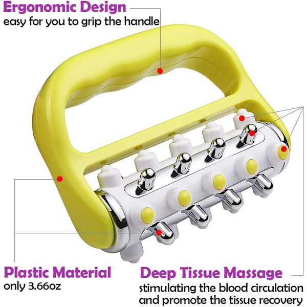 Anti Cellulitmassager för Fascia Release och Muskelmassage Roller