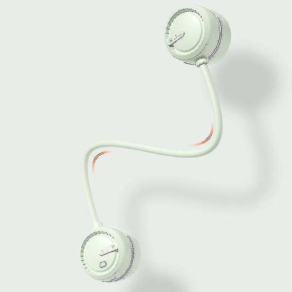 Mini Hals Lille Ventilator USB Udendørs Foldeventilator Roterer 360 Grader Lille Ventilator