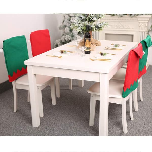 4 stk Jule-Nisse Stolseter Dekorasjon Santahatt Julepynt