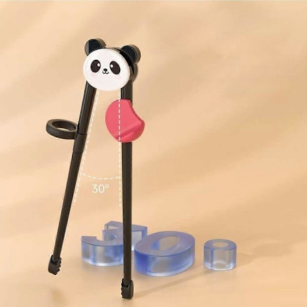 3 stk. Tegneserie Panda Dyr Spisepinner Øvelseshjelper, Søte Servise Læreverktøy Kjøkkenredskaper og Gadgets Spisepinner