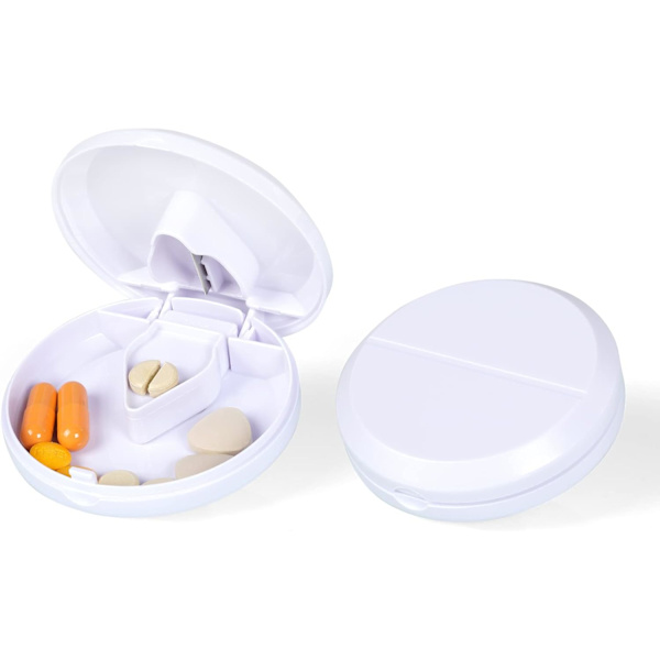 1 st Tablettdelare (Vit), Pillerdelare med Stålskär