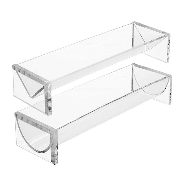 2 stk. Akryl Dessert Stande Akryl Cookie Opbevaringsholder Akryl Dessertbord Stand