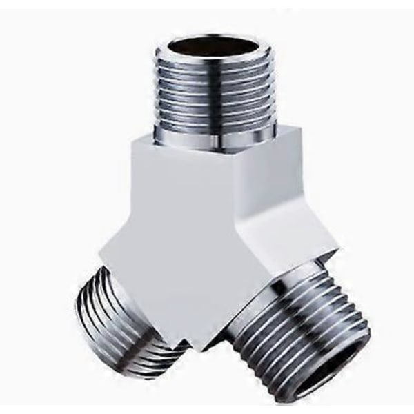 G1/2\" Messing 3-veis Y-form Universal Omleder Ventil for Håndholdt Dusjsystem