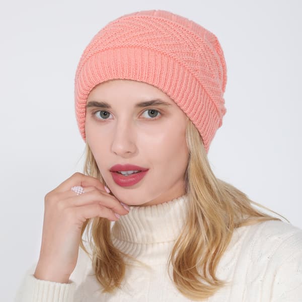 #Stickad mössa med pompom hjort fläta vintermössa fläta hål stickad mössa#