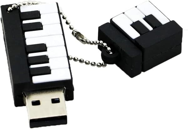 *Klaverformet USB 2.0 Flashdrev USB Disk Pen Drive (Sort, 16GB)*