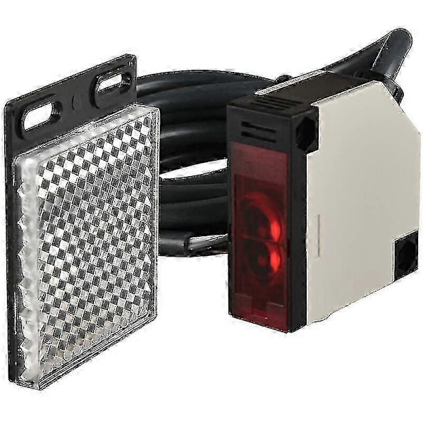 Kryc Fotoelektrisk Afbryder, E3jk-r4m1, 12-24 Vdc, Retroreflekterende Type, 4m Mål Afstand, Med Reflekterende Panel