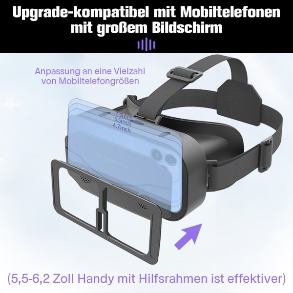 #3D VR-glasögon (justerbart pupillavstånd) augmented reality-glasögon#