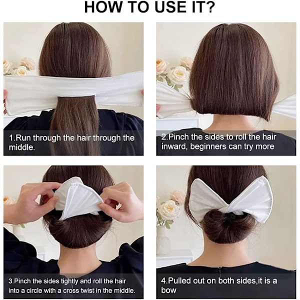 Taikamaisen Hiusdonitsin, Chignon-Hiusnauha, Chignon, Hiustyyli Donut Bun M