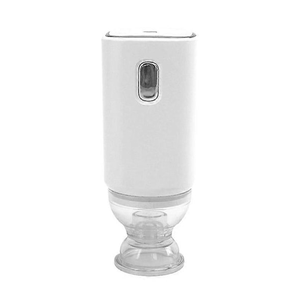 Automatisk vakuumposepumpe, USB oppladbar håndholdt pumpe mini luftpumpe, hvit, 127*52*52mm