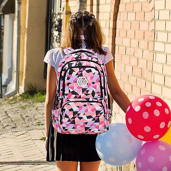 Barnesekk, skolesekker for gutter og jenter, barneskolesekker, skolesekk, reise, camping, fritidssekk for skoleelever og voksne