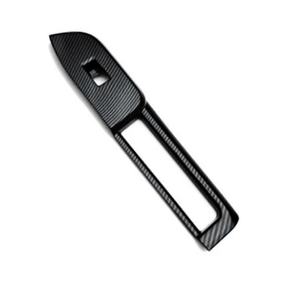 Bilfönster Glaslyft Knapp Trim Switch Cover Dörr Armstöd Panel för N-BOX JF5 JF6 2023 Kolfibermönster