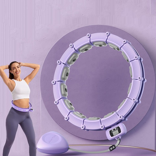 /#/Hula Hoop 21 Seksjoner Smart 360°Massasje Tellbar Justerbar/#/