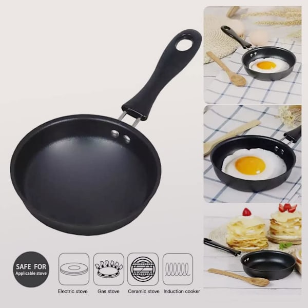 Mini Omelet Non-Stick Stegepande Lille Stegepande Mini Pocheret Æg
