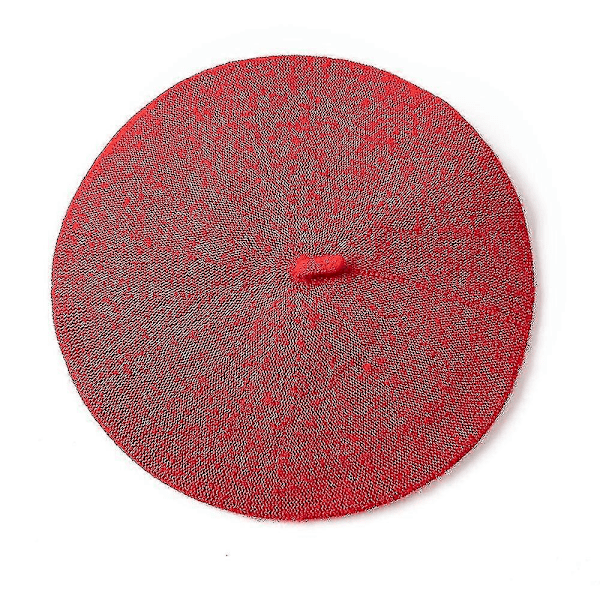 Damer Uldblød Beret Fransk Kunstner Stil Varmt Vinter Beanie Hat Retro Plain Beret Ensfarvet Elegant Dame Alle Matchede Efterårs Huer