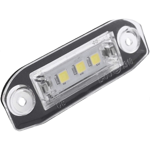 2 st LED-registreringsskyltslampor för S80 Xc90 S40 V60 Xc60 S60 C70 V50 Xc70 V70