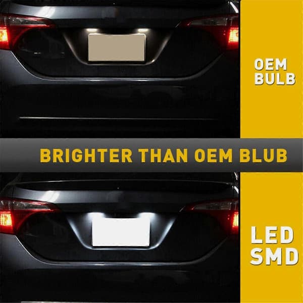 LED nummerpladelygte til bil, til 2014-2020 81270-02250 biltilbehør