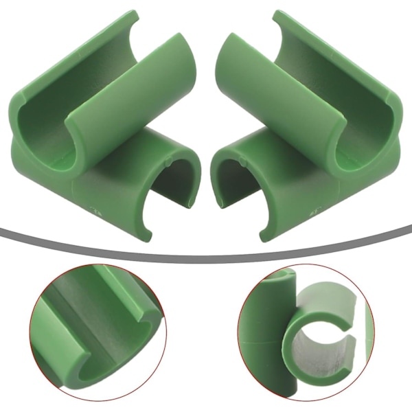 50-pack Växtstöd Clips, Säkra Växtspaljé Clips, Perfekt för Klätterpergola (11mm)