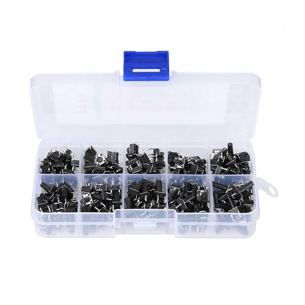 200 stk. Tact Switch Kit Industrielt tilbehør Maskinvaredeler 10W Flick Interrupter Kits200 stk.
