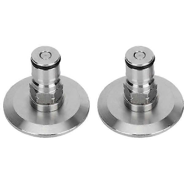 Rustfri Stål Hjemmebrygg Keg Adapter 1.5in TriClamp til Ball Lock Post Fitting 2 stk