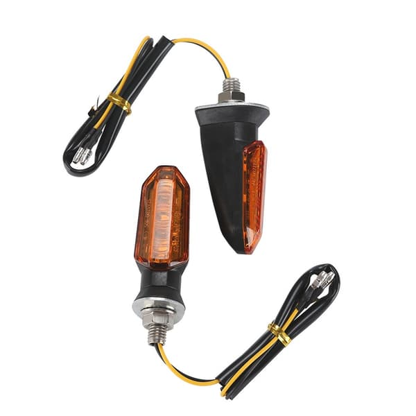 #4stk 3LED Høj Lysstyrke Motorcykel Blinklys - Gul E1#