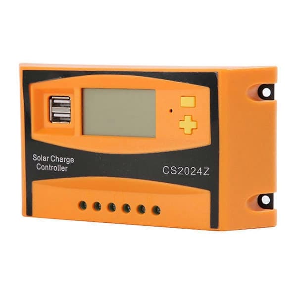 Solar Charge Controller LCD PV Multifunktionel Praktisk Bærbar Praktisk og Nyttig Solar Controller, 20A