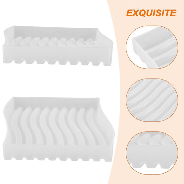 Dekorativ Brik Silikoneform Epoxyform Brikfremstillingsform Genanvendelig Silikone Kop Pad Form