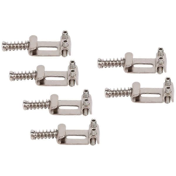 Set med 6 krom Tremolo Stall Sadel Ersättningar För Elgitarr