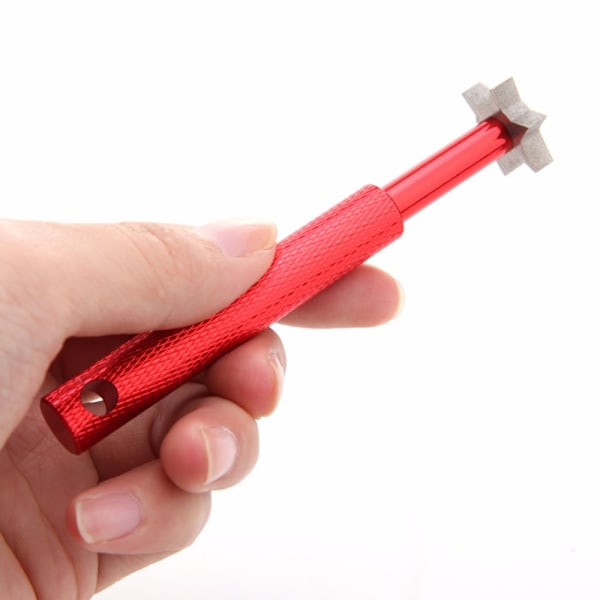 /#/Piece Gold Golf Groove Sharpener - Golf Club Cleaner og Iron Sharpener Forbedrer Backspin og Boldkontrol - Den Perfekte Golfgave/#/